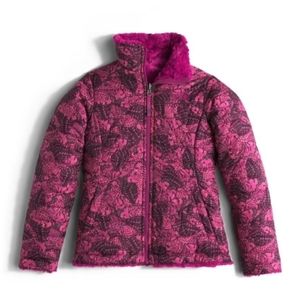 New The North Face Reversible Mossbud winter jacket medium Girls